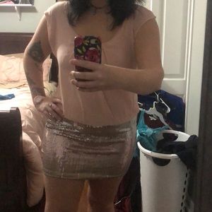 Pink Sequin Dress